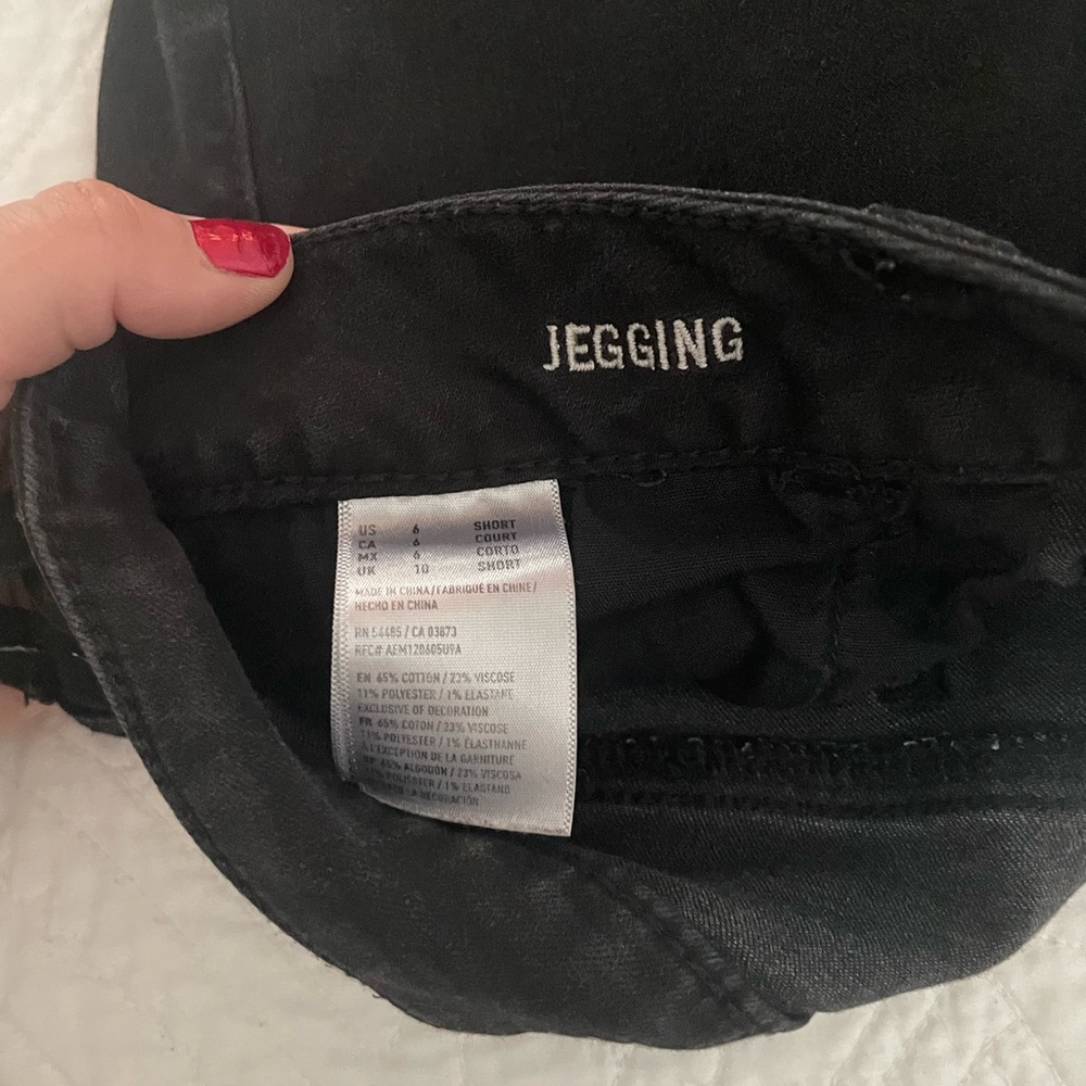 American Eagle Outfitters Black Jeggings - Picture 8 of 9